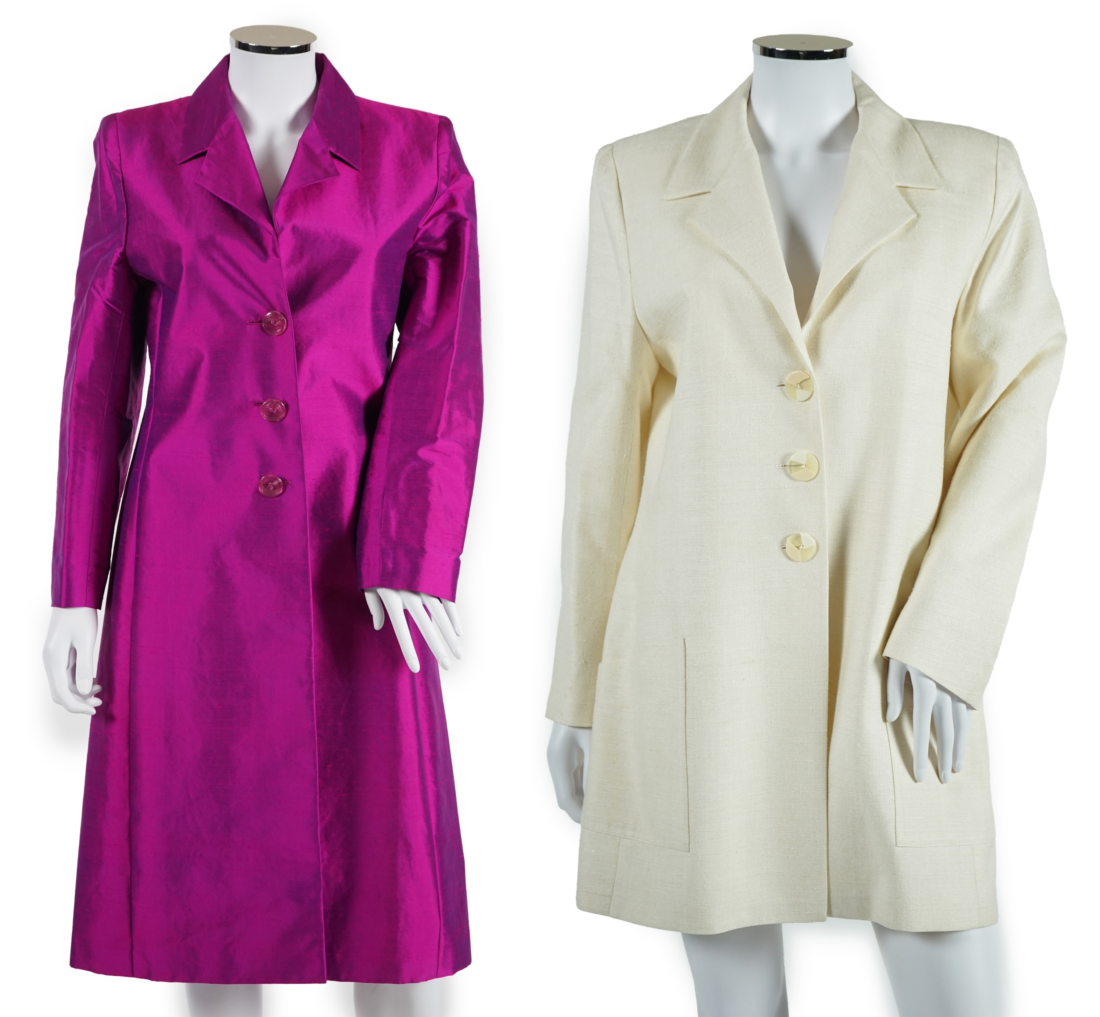 Two lady's Gail Hoppen jackets. Approx size 14-16 Proceeds to Happy Paws Puppy Rescue